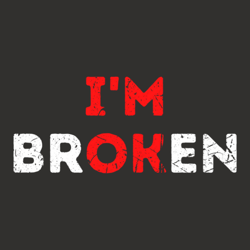 I'm Ok I'm Broken Mental Health Awareness Invisible Illness Champion Hoodie by cm-arts | Artistshot