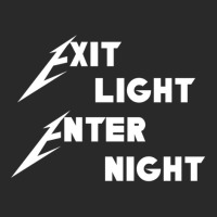 Exit Night Enter Light Heavy Metal Design Printed Hat | Artistshot