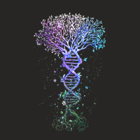 Dna Tree Life Earth Genetics Biologist Science Gift Tank Top Ladies Fitted T-shirt | Artistshot