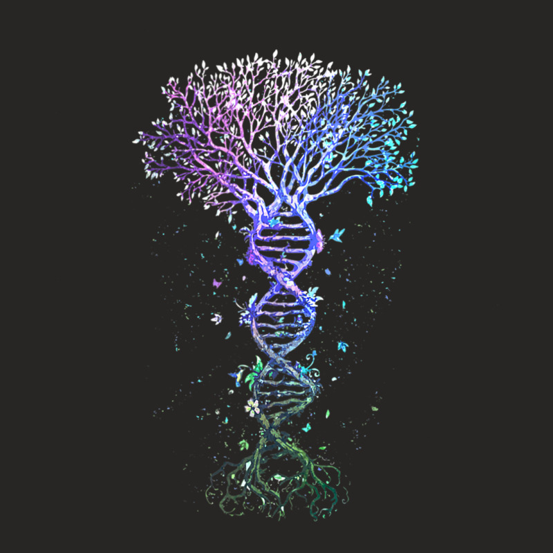 Dna Tree Life Earth Genetics Biologist Science Gift Tank Top Ladies Fitted T-Shirt by cm-arts | Artistshot