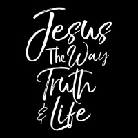 Bible Verse Quote Men's Jesus The Way The Truth And The Life-ydlxv Lightweight Hoodie | Artistshot