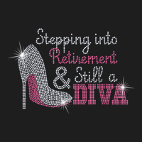 Stepping Into Retirement And Still A Boss Bling Rhinestone T Shirt Classic T-shirt | Artistshot