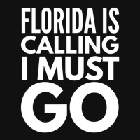 Florida Is Calling I Must Go Vacation Baby Beanies | Artistshot