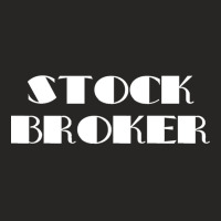 Stock Broker Lazy Halloween Costume Funny Sweatshirt Ladies Fitted T-shirt | Artistshot