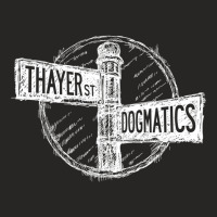 Dogmatics Thayer St. Inverse Long Sleeve T Shirt Ladies Fitted T-shirt | Artistshot