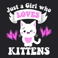 Cat Lover Gift Just A Girl Who Loves Kittens Toddlers Women Youth Tee | Artistshot