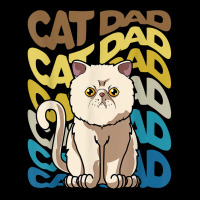 Retro Vintage Funny Cat Exotic Shorthair Cat Dad Daddy T Shirt Cropped Sweater | Artistshot