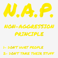 Non Aggression Principle Nap Ancap Anarchist Libertarian T Shirt Adjustable Cap | Artistshot