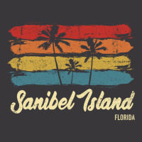 Vintage Sanibel Island Florida Palm Trees Fl Retro Pullover Hoodie Ladies Curvy T-shirt | Artistshot