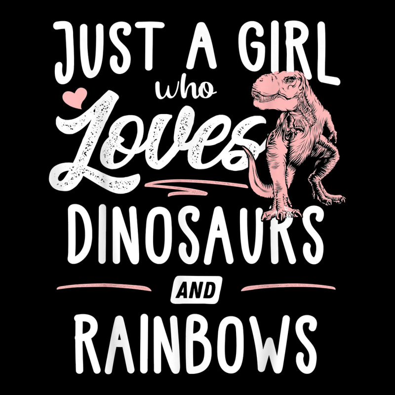 Just A Girl Who Loves Dinosaurs And Rainbows Dinosaur Fleece Short | Artistshot