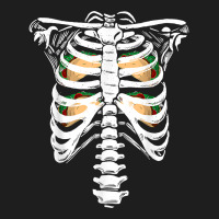 Skeleton Rib Cage Halloween Stop Staring At My Tacos T Shirt Classic T-shirt | Artistshot