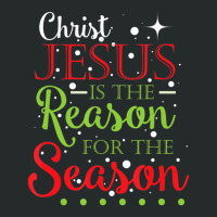 Christ Jesus Is The Reason For The Season Holiday Women's Triblend Scoop T-shirt | Artistshot