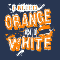 I Bleed Orange And White Tennessee Ladies Denim Jacket | Artistshot