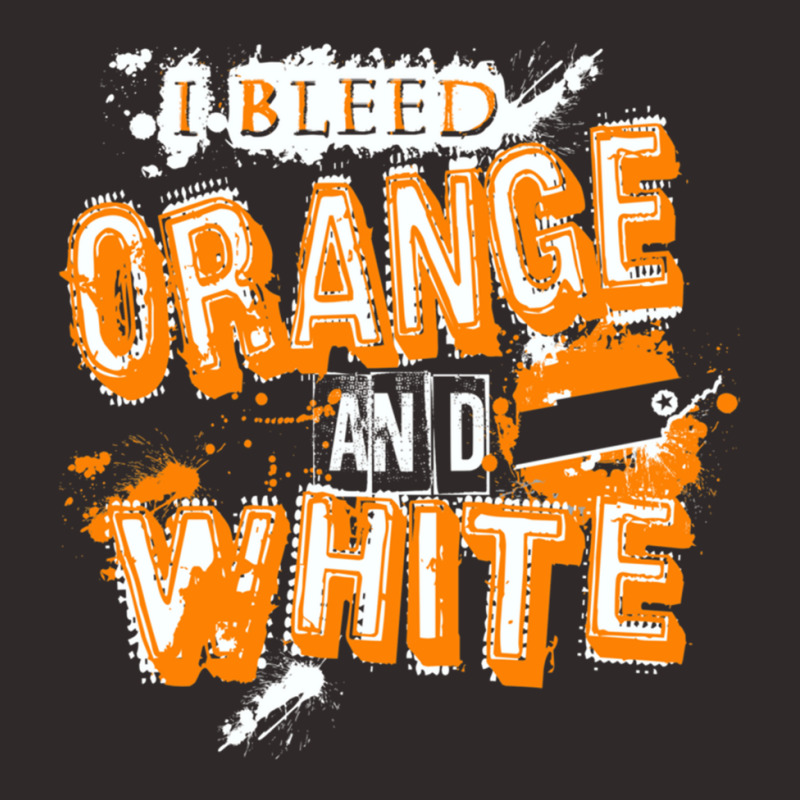 I Bleed Orange And White Tennessee Racerback Tank by LUISRIVER | Artistshot