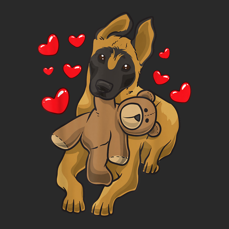 Belgian Malinois Belgian Shepherd Dog With A Heart T Shirt Printed hat by cm-arts | Artistshot