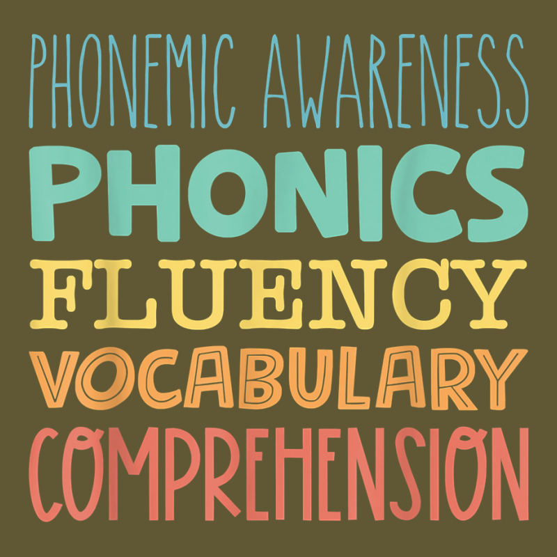 Reading Components Literacy Education Phonemic Awareness T Shirt Vintage Short | Artistshot