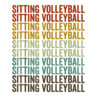 Sitting Volleyball Sports Retro T Shirt Sticker | Artistshot