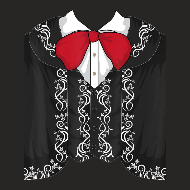 Mexican Mariachi Halloween Costume Cool Mariachi Ladies Fitted T-Shirt by cm-arts | Artistshot