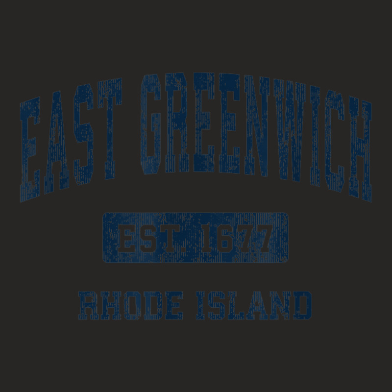 East Greenwich Rhode Island Ri Vintage Athletic Sports Desig Ladies Fitted T-shirt | Artistshot