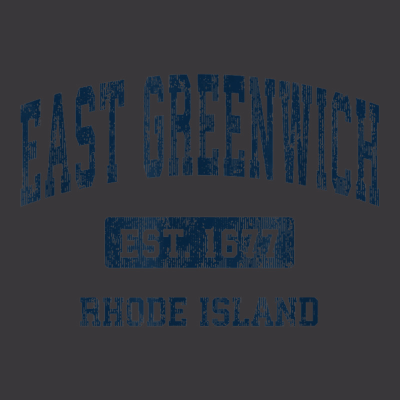 East Greenwich Rhode Island Ri Vintage Athletic Sports Desig Ladies Curvy T-Shirt by Queens | Artistshot