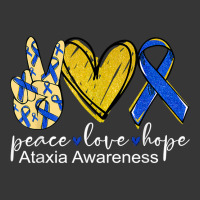 Peace Love Hope Ataxia Awareness Shirt Blue Ribbon T Shirt Toddler Hoodie | Artistshot