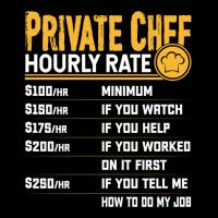 Private Chef Hourly Rate Funny Private Cook Culinary Cooking Long Slee Youth Zipper Hoodie | Artistshot