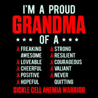 Sickle Cell Anemia Survivor Proud Grandma Anemic Warrior T Shirt Long Sleeve Shirts | Artistshot