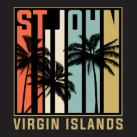 Virgin Islands Palm Trees Vacation, Virgin Islands, Palm Trees, St Joh T-shirt | Artistshot