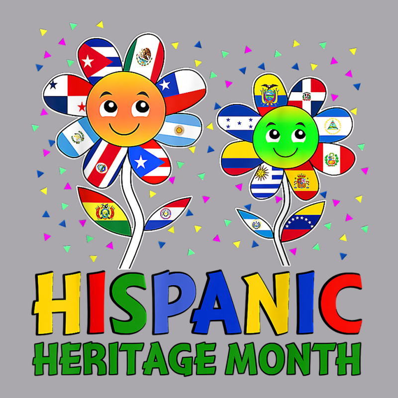 Hispanic Heritage Month Flower Kids Latin Flags T Shirt Youth 3/4 Sleeve by daecuvifysha | Artistshot