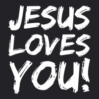 Christian Evangelism Gift Jesus Loves You!-yust2 Youth Tee | Artistshot