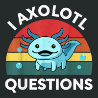 Retro Anime Shirt I Axolotl Questions Amine Lovers Gift T Shirt Women's Triblend Scoop T-shirt | Artistshot