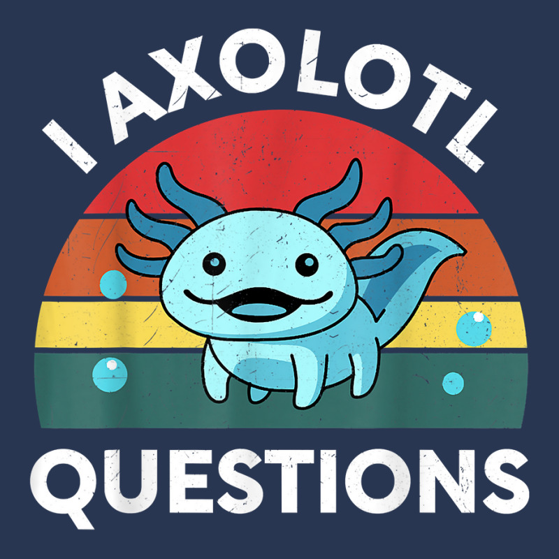 Retro Anime Shirt I Axolotl Questions Amine Lovers Gift T Shirt Ladies Denim Jacket by tebaekivoti | Artistshot