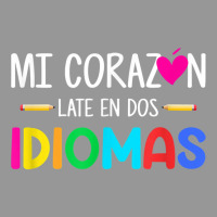 Mi Corazon Late En Dos Idiomas, Bilingual Spanish Teacher T Shirt Women's V-neck T-shirt | Artistshot