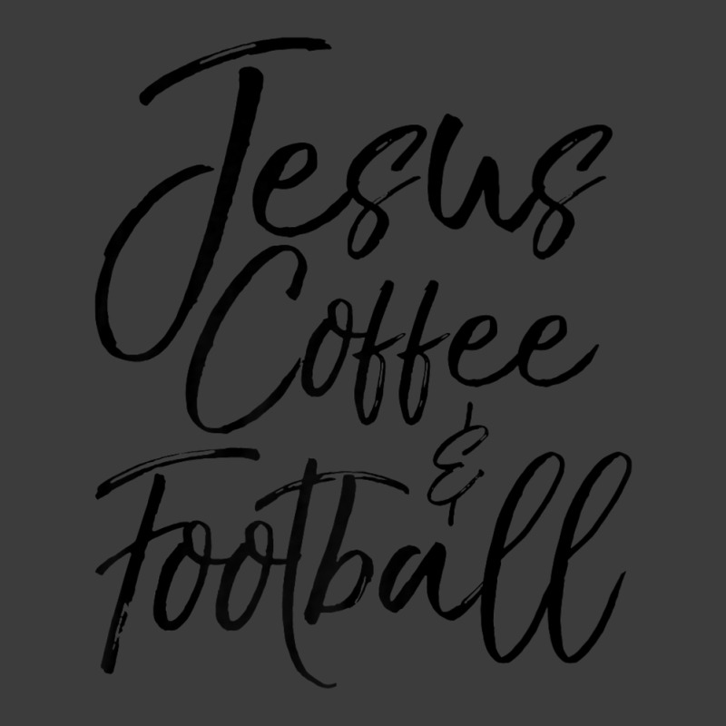 Christian Game Day Quote Jesus Coffee & Football Men's Polo Shirt | Artistshot