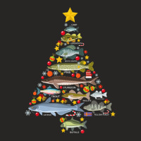 Freshwater Fish Species Christmas Tree Fishing Xmas Men Kids Ladies Fitted T-shirt | Artistshot