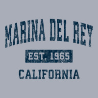 Marina Del Rey California Ca Vintage Sports Design Navy T Shirt Tank Dress | Artistshot