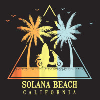 Surfboard Beach Solana Beach California T Shirt Vintage Cap | Artistshot