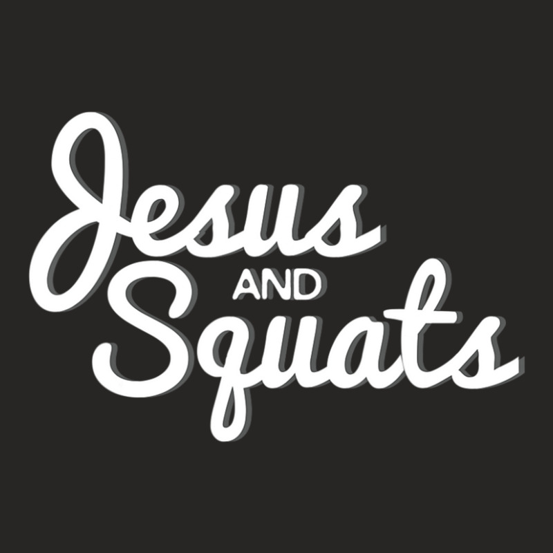 Christian Workou Jesus Lifting Squats Ladies Fitted T-Shirt by thangdinhsinhelf | Artistshot