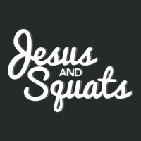 Christian Workou Jesus Lifting Squats Women's Triblend Scoop T-shirt | Artistshot