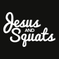 Christian Workou Jesus Lifting Squats Scorecard Crop Tee | Artistshot