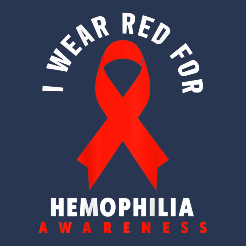 I Wear Red For Hemophilia Awareness T Shirt Ladies Denim Jacket by cm-arts | Artistshot