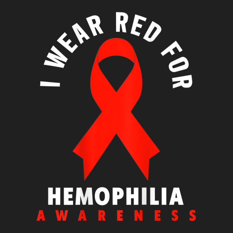 I Wear Red For Hemophilia Awareness T Shirt Ladies Polo Shirt by cm-arts | Artistshot