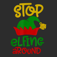 Stop Elfing Around Christmas Elf Funny Novelty Holiday Item T Shirt Exclusive T-shirt | Artistshot