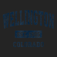 Wellington Colorado Co Vintage Athletic Sports Design 3/4 Sleeve Shirt | Artistshot