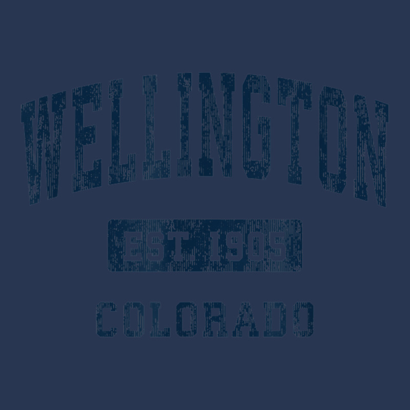 Wellington Colorado Co Vintage Athletic Sports Design Men Denim Jacket | Artistshot