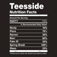 Teesside Nutrition Facts College University T Shirt Tank Top | Artistshot