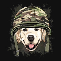 Golden Retriever Military Soldier Veterans Day Pet Dog Lover Baby Beanies | Artistshot