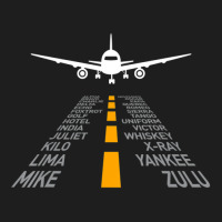 Airplane Pilot Airport Runway Phonetic Alphabet Plane Classic T-shirt | Artistshot