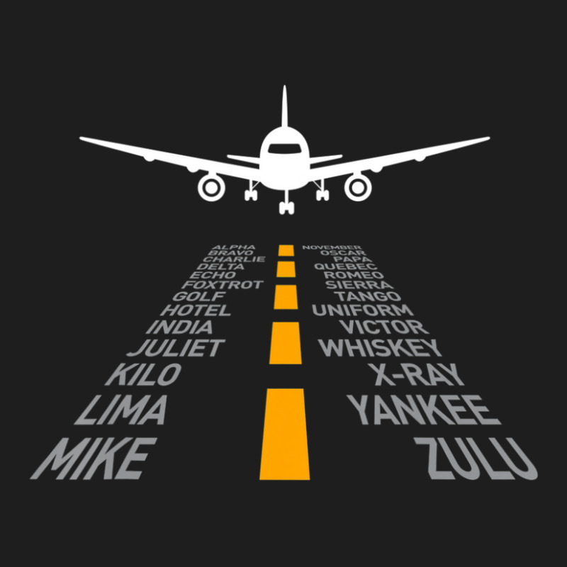 Airplane Pilot Airport Runway Phonetic Alphabet Plane Classic T-shirt | Artistshot