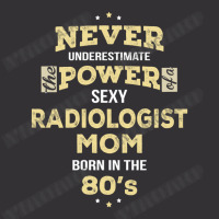 Never Underestimate Radiologist Mom Born In The 80's Vintage Short | Artistshot